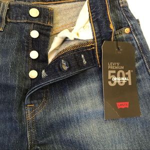 Levi’s Premium 501’s Brand New 27X32 w/tags high rise